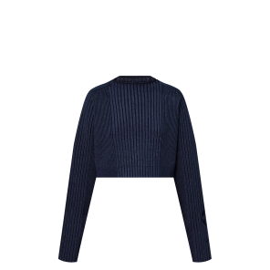 Louis Vuitton Ribbed Knit Cropped Jumper